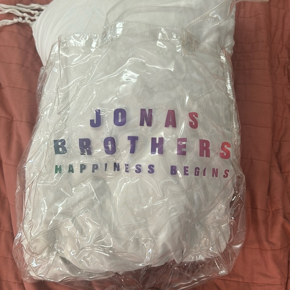 Jonas brothers happiness begins clear tote